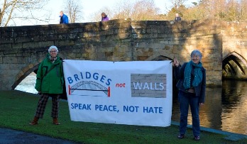 Bridges not walls, January 2017